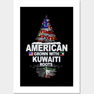 Christmas Tree  American Grown With Kuwaiti Roots - Gift for Kuwaiti From Kuwait Posters and Art